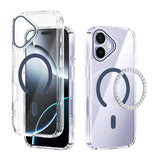 ABEEL MagSafe Magnetic Color Ring Anti-scratch Transparent Phone Case