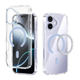 ABEEL MagSafe Magnetic Color Ring Anti-scratch Transparent Phone Case
