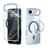 ABEEL MagSafe Magnetic Color Ring Anti-scratch Transparent Phone Case