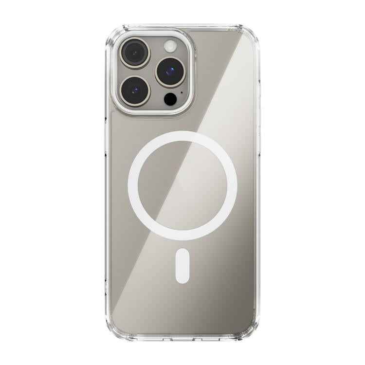 ABEEL MagSafe Magnetic Color Ring Anti-scratch Transparent Phone Case