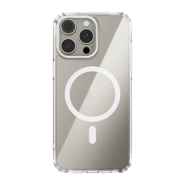 ABEEL MagSafe Magnetic Color Ring Anti-scratch Transparent Phone Case