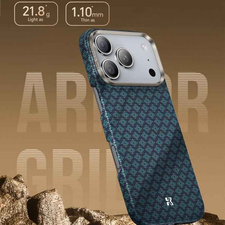 Benks Color Shield C1 Classic Kevlar Woven Diamond MagSafe Phone Case, For iPhone 17 Pro Max, For iPhone 17 Pro