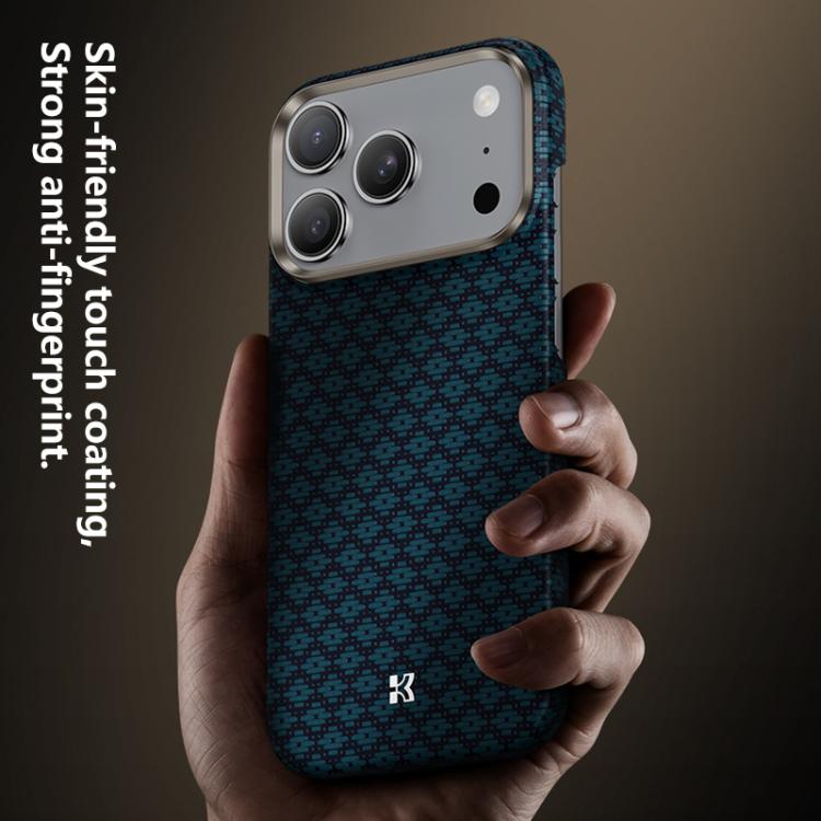 Benks Color Shield C1 Classic Kevlar Woven Diamond MagSafe Phone Case, For iPhone 17 Pro Max, For iPhone 17 Pro