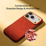 MOMAX Aramid Fiber Ultra-thin MagSafe Phone Case, For iPhone 17 Pro Max, For iPhone 17 Pro