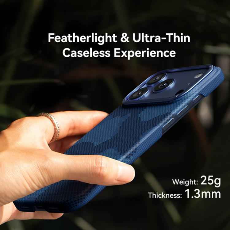 MOMAX Aramid Fiber Ultra-thin MagSafe Phone Case, For iPhone 17 Pro Max, For iPhone 17 Pro