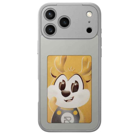 Four-Color E-ink Screen NFC DIY Phone Case, For iPhone 17 Pro Max, For iPhone 17 Pro