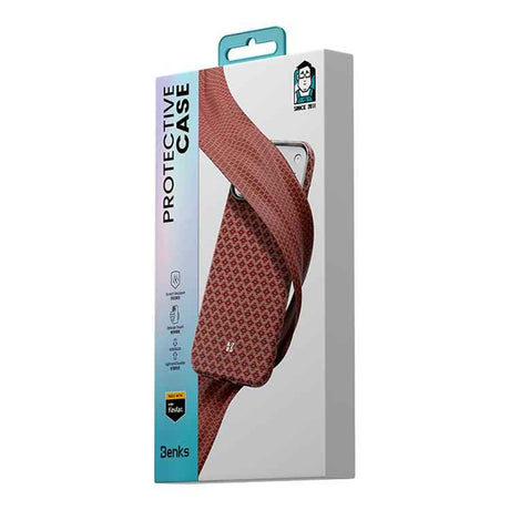 Benks Y3 Kevlar Diamond Pattern Shockproof Magnetic Phone Case, For iPhone 17 Pro Max, For iPhone 17 Pro