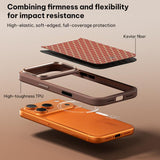 Benks Y3 Kevlar Diamond Pattern Shockproof Magnetic Phone Case, For iPhone 17 Pro Max, For iPhone 17 Pro