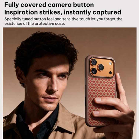 Benks Y3 Kevlar Diamond Pattern Shockproof Magnetic Phone Case, For iPhone 17 Pro Max, For iPhone 17 Pro