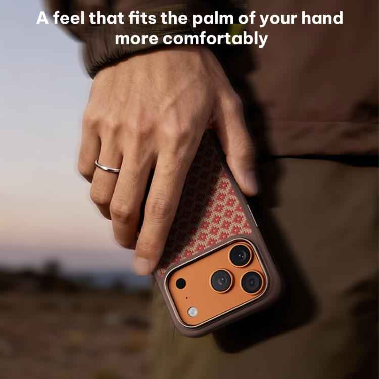 Benks Y3 Kevlar Diamond Pattern Shockproof Magnetic Phone Case, For iPhone 17 Pro Max, For iPhone 17 Pro