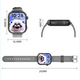 FA100 1.83-inch Screen 4G Network GPS Tracking Kids Smart Watch with Flashing Light