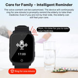 FA83S 1.69-inch 4G Network GPS Tracking Elderly Care Smart Watch Support Heart Rate / Blood Pressure Monitoring, Eurasia-Africa Version, American Version