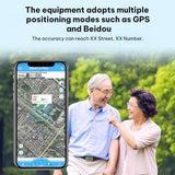 FA83S 1.69-inch 4G Network GPS Tracking Elderly Care Smart Watch Support Heart Rate / Blood Pressure Monitoring, Eurasia-Africa Version, American Version