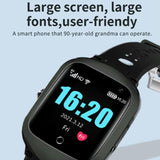 FA66S 1.3-inch Screen 4G Network GPS Tracking Elderly Smart Watch Support Heart Rate / Blood Pressure Monitoring, Eurasia-Africa Version, American Version