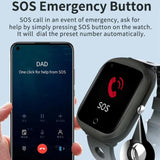 FA66S 1.3-inch Screen 4G Network GPS Tracking Elderly Smart Watch Support Heart Rate / Blood Pressure Monitoring, Eurasia-Africa Version, American Version