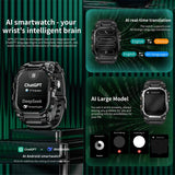 LOKMAT APPLLP 7 Max 4G Smart Watch, 2.06 inch SC8541E Quad Core, 3GB+32GB, Android 8.1, Video Call , Heart Rate