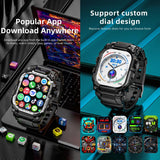 LOKMAT APPLLP 7 Max 4G Smart Watch, 2.06 inch SC8541E Quad Core, 3GB+32GB, Android 8.1, Video Call , Heart Rate
