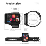 LOKMAT APPLLP Max 4G Smart Watch, 2.88 inch MT6765 Octa Core, Android 11, Heart Rate, Video Call, 6GB+128GB