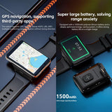 LOKMAT APPLLP Max 4G Smart Watch, 2.88 inch MT6765 Octa Core, Android 11, Heart Rate, Video Call, 6GB+128GB