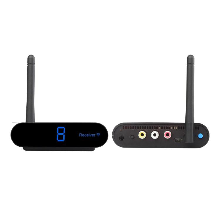 Measy AV530-2 5.8GHz Wireless Audio / Video Transmitter + 2 Receiver, Transmission Distance: 300m, Black US Plug