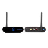 Measy AV530-2 5.8GHz Wireless Audio / Video Transmitter + 2 Receiver, Transmission Distance: 300m, Black US Plug