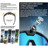 Q01 Outdoor Cycling Smart AI Sports Glasses 8MP Camera