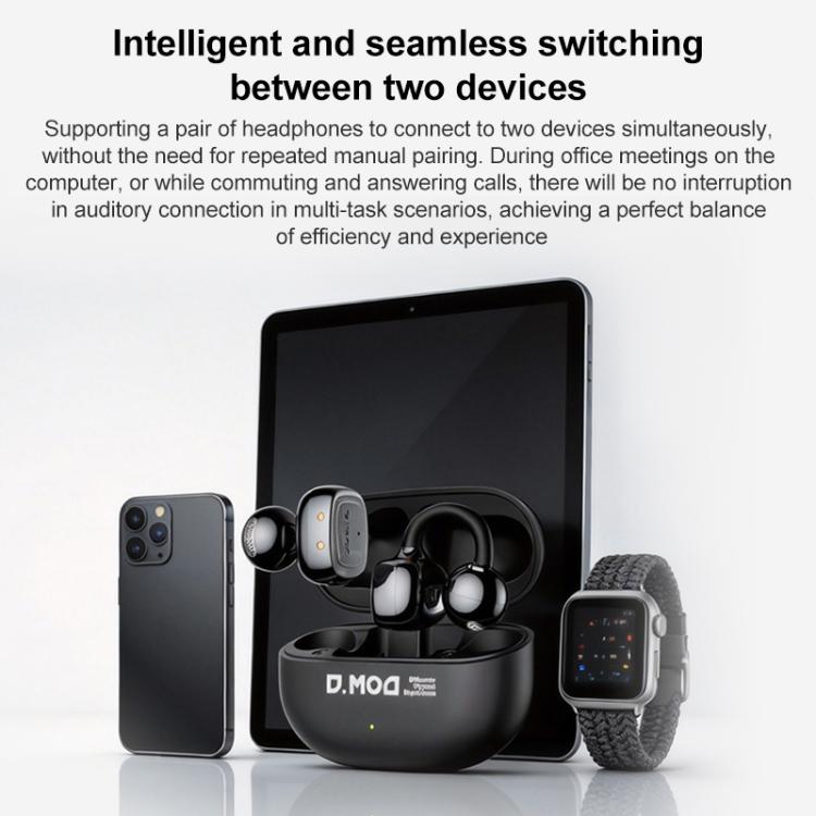 D MOOSTER D68 Open Back Clip On Wireless Bluetooth Earphones