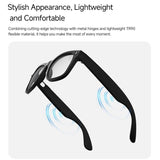 MT5 Ultra Smart AI Glasses with 8MP HD Camera, Video Recording WiFi Transmission Al Smart Voice Assistant, Sunglasses, Anti Blue Light Lens