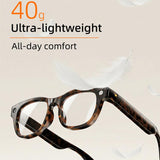 E06D 13MP 1080P 30FPS Dual-Mic Noise Cancellation AI Smart Glasses with Voice / Calling