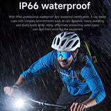 L085 8MP Dual-Mic Noise Cancellation AI Cycling Smart Glasses with Voice Assistant / Calling