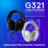 Logitech G321 LIGHTSPEED Wireless Gaming Headset with Mic