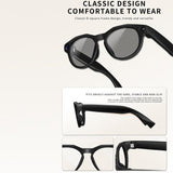 CY02 Smart AI Translation Glasses with 13MP HD Camera, Video Recording, WiFi Transmission, Al Smart Voice Assistant, Clear Lenses, Black Lenses