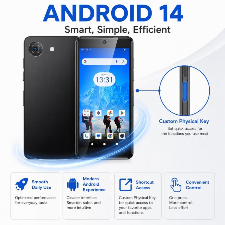 UNIWA Q999, 4GB+64GB, 4.0 inch Android 14.0 Unisoc T606 Octa Core, Network: 4G, OTG, EU Plug, US Plug, UK Plug, AU Plug