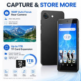 UNIWA Q999 4G 4GB/64GB | 4" Android 14, Unisoc T606, OTG, Multi-Plug