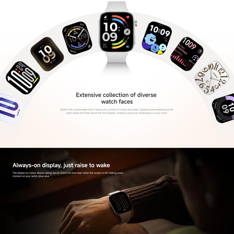 Xiaomi Redmi Watch 6, 2.07 inch AMOLED Screen 5ATM Waterproof, Support Heart Rate / Blood Oxygen Monitor, Redmi Watch 6 (Silver), Redmi Watch 6 (Blue), Redmi Watch 6 (Black)
