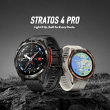 Zeblaze Stratos 4 Pro Rugged Outdoor GPS Smart Watch 1.43 inch Screen 5 ATM & IP69K Built-in Flashlight