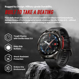 Zeblaze Stratos 4 Pro Rugged Outdoor GPS Smart Watch 1.43 inch Screen 5 ATM & IP69K Built-in Flashlight