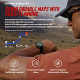 Zeblaze Stratos 4 Pro Rugged Outdoor GPS Smart Watch 1.43 inch Screen 5 ATM & IP69K Built-in Flashlight