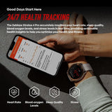 Zeblaze Stratos 4 Pro Rugged Outdoor GPS Smart Watch 1.43 inch Screen 5 ATM & IP69K Built-in Flashlight