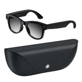 M02X Pro Max Smart AI Glasses with 8MP HD Camera, Video Recording WiFi Transmission Al Smart Voice Assistant, Sunglasses + Anti Blue Light Lens, Gradient Lenses