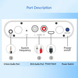 AU680 Audio Transmission Adapter Wireless Speaker Transmitter and Receiver Kit, EU Plug, US Plug, UK Plug, AU Plug