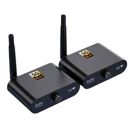 AU5810 5.8GHz Wireless Audio Transmitter & Receiver Kit – 100m Range