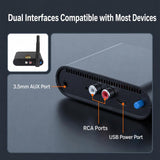 AU5810 5.8GHz Wireless Audio Transmitter and Receiver Kit, Support 100m Transmission