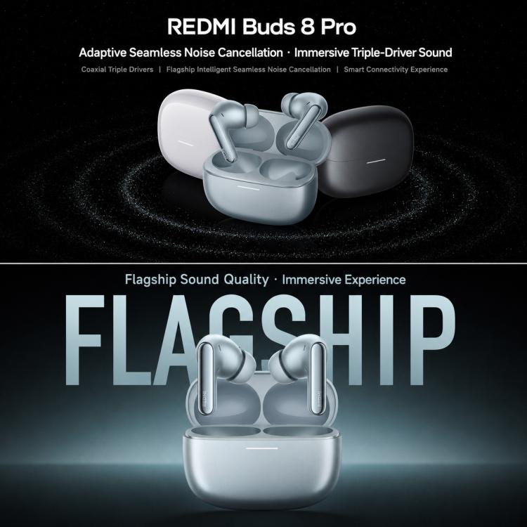 Original Xiaomi REDMI Buds 8 Pro In-Ear Smart Noise Reduction Bluetooth Earphone