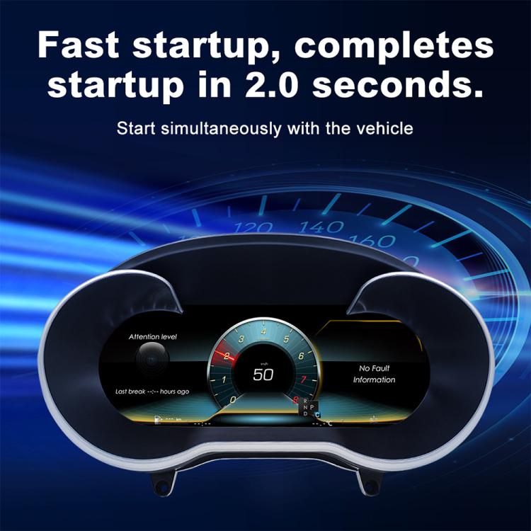 Car HD LCD Multi-Mode Digital Odometer Speedometer with CarPlay, For Mercedes-Benz W205 2014–2021
