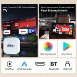 MMB WJAN-TV 2.0 Car AI Box Wired to Wireless Android Auto CarPlay Adapter, WJAN-TV 2.0