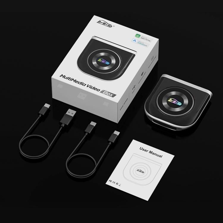 MMB Car Smart Box Wired to Wireless Android Auto CarPlay Adapter, 8GB+128GB Europe / Asia Version, WJAN-Q5H
