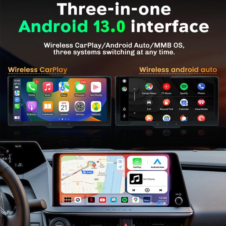 MMB Car Smart Box Wired to Wireless Android Auto CarPlay Adapter, 8GB+128GB Europe / Asia Version, WJAN-Q5H