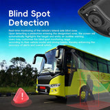 10.36 inch Trucks Electronic Rear-View Mirror Digital HD Wired Touchscreen with BSD DVRs, without Memory Card, with 64GB Memory Card