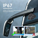10.36 inch Trucks Electronic Rear-View Mirror Digital HD Wired Touchscreen with BSD DVRs, without Memory Card, with 64GB Memory Card